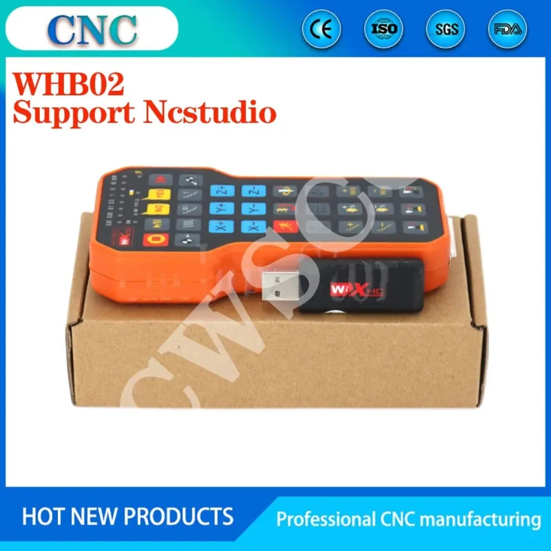 Nc Studio USB Wireless Remote Handle Weihong DSP Control Handle For CNC Engraving Cutting Machine XHC WHB02 NEW CARVE