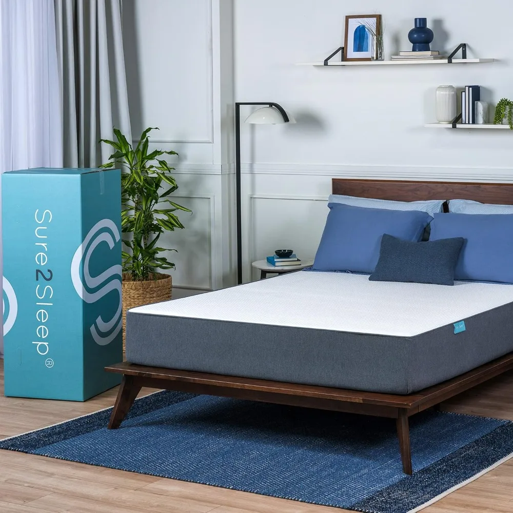 

Monterey Full Size 10-inch Med Firm Mattress. Fiberglass Free. Made in USA. Breathable HyPUR-Gel Sleeps Cool