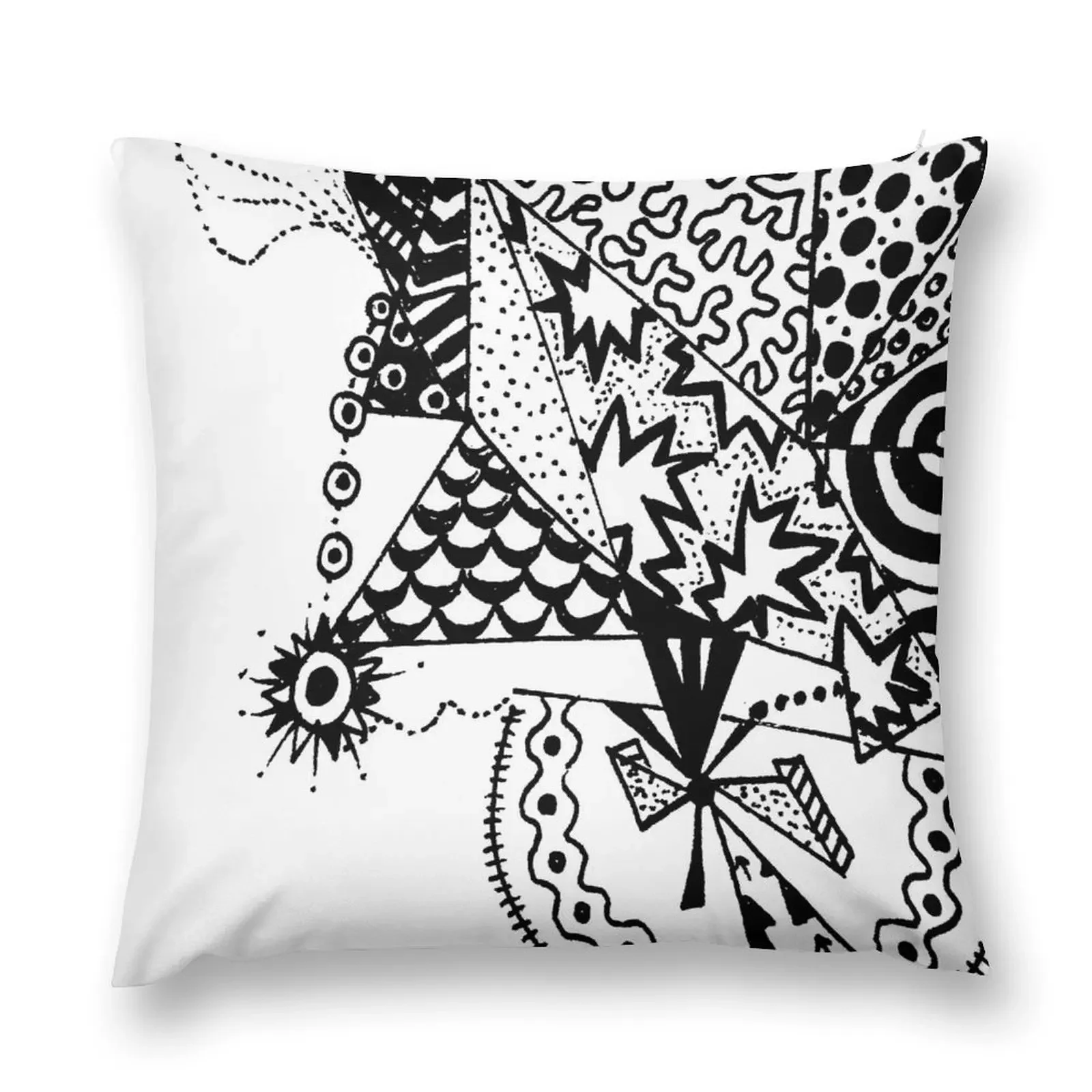 

Geometric 1 - Going Xmas Shopping - Aussie Tangle Throw Pillow Cushion Cover Luxury Christmas Pillow Cases pillow