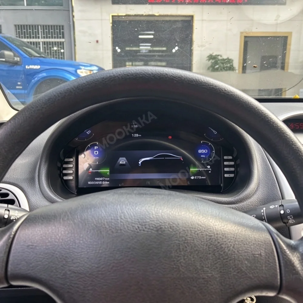 Car LCD Dashboard Panel For Peugeot 206 2004 2005 2006 2007 2008 Auto Digital Cluster Virtual Instrument Speedometer Panel