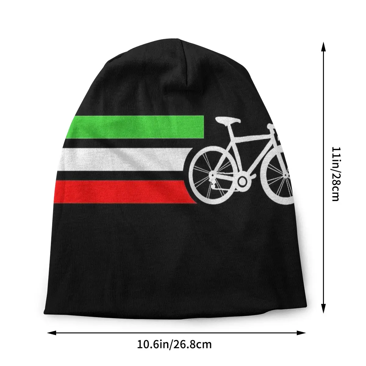 Flag Of Italy Skullies Beanies Outdoor Hats Cyclist Flag Italy Italian Bike Thin Bonnet Special Caps Men Women's Earmuffs