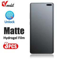 1-3Pcs Matte Hydrogel Film Screen Protector for Samsung Galaxy S10 5G S20 S21 FE S23 S22 Ultra S9 Plus A51 A52 A53 A22 Not Glass