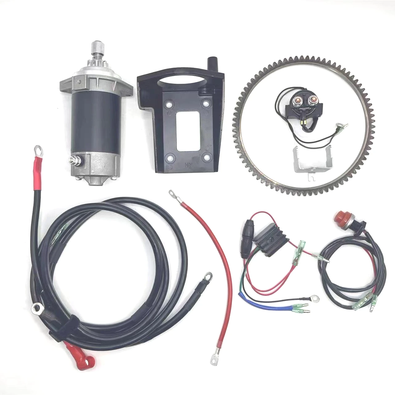 

ELECTRIC STARTING MOTOR KIT FOR SUZUKI DT30 2 STROKE 30HP Outboard Motor Starter Motor Relay Cable Rectifier