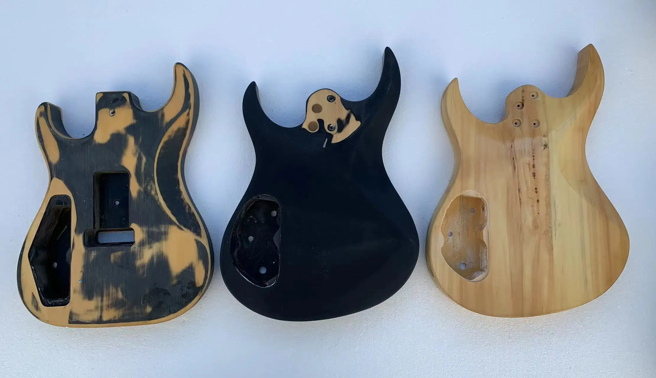 DIY Bodies for Custom Washburn 6 Strings Electric Guitar Guitarra Skull Top Design in Stock Discount