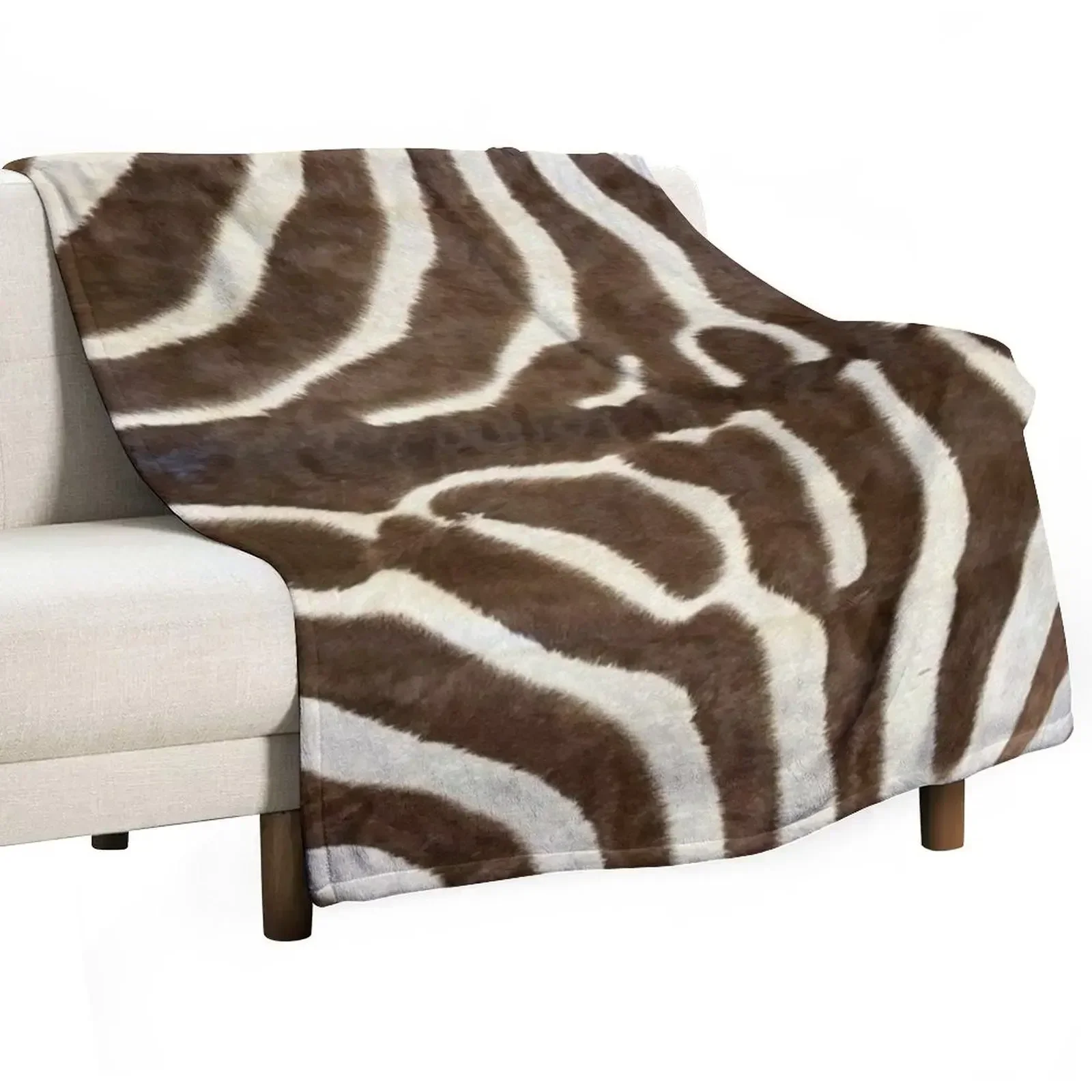 Furry Zebra Butt Photo Throw Blanket Personalized Gift decorative Multi-Purpose Hairys Decorative Sofas Luxury Designer Blankets