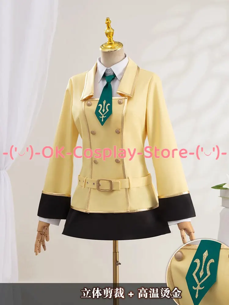 Shirley Fenette Cosplay Costume Anime Cosplay Fancy Party Suit Coat Shirt Skirts Halloween Carnival Uniforms Custom Made