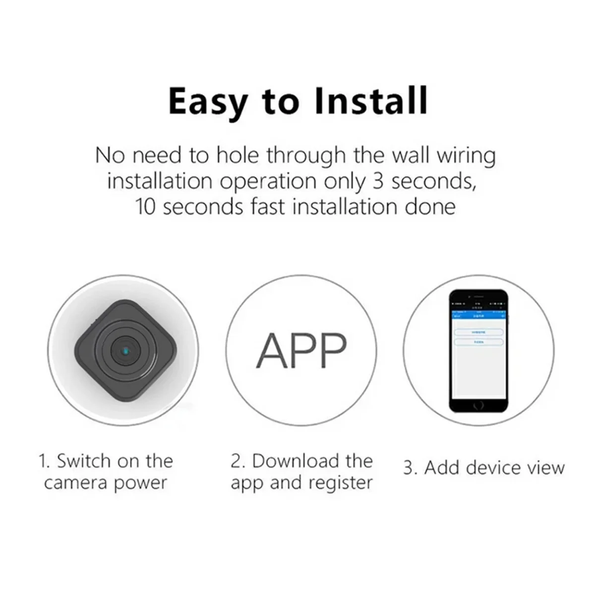 A93P Mini Wireless Wifi Camera HD 1080P Wireless Camcorder Home Security Motion Detection Camera DVR Rechargeable Battery Cam