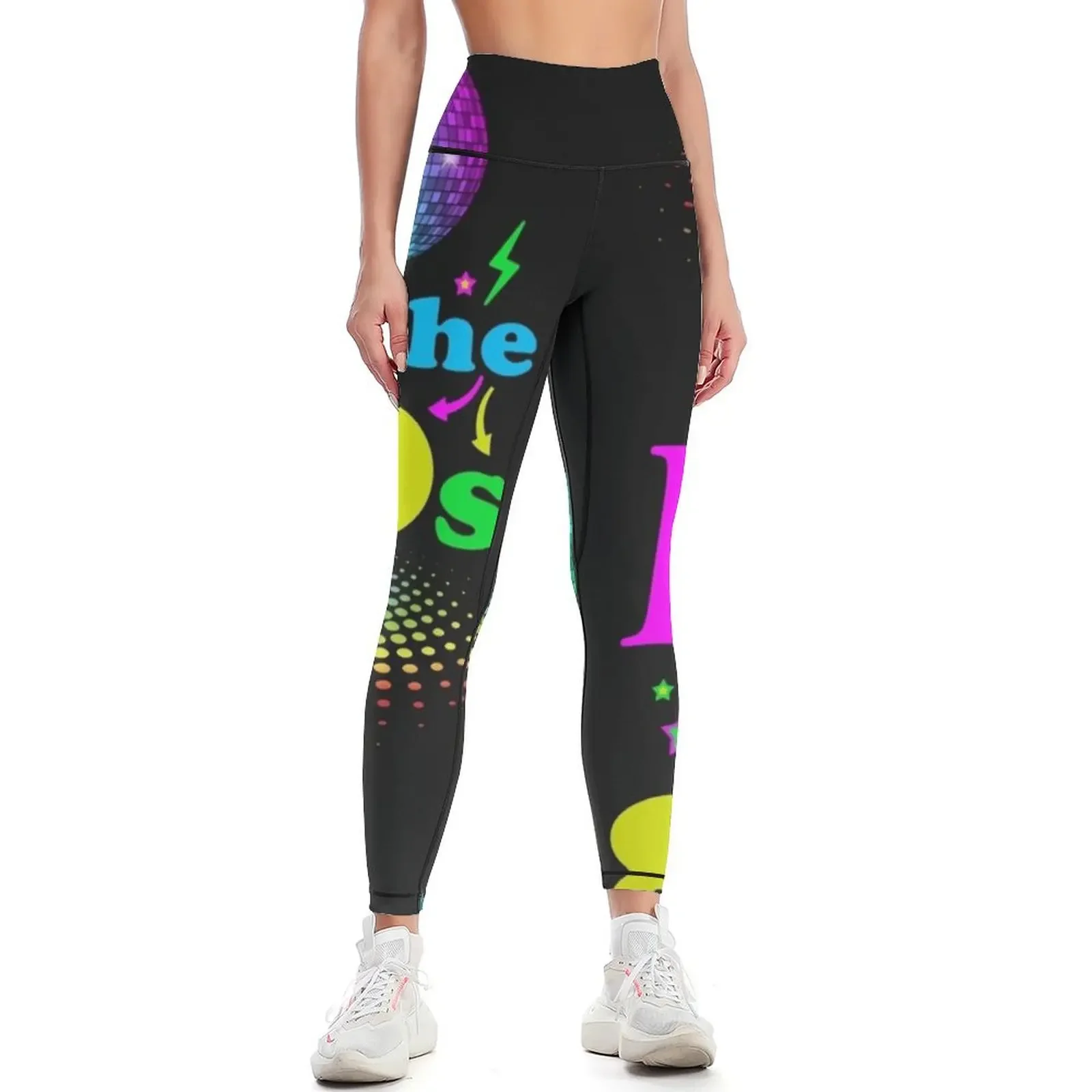 

I Love The 80's eighties Leggings legging pants raises butt Women's sports sporty woman push up sporty woman gym Womens Leggings