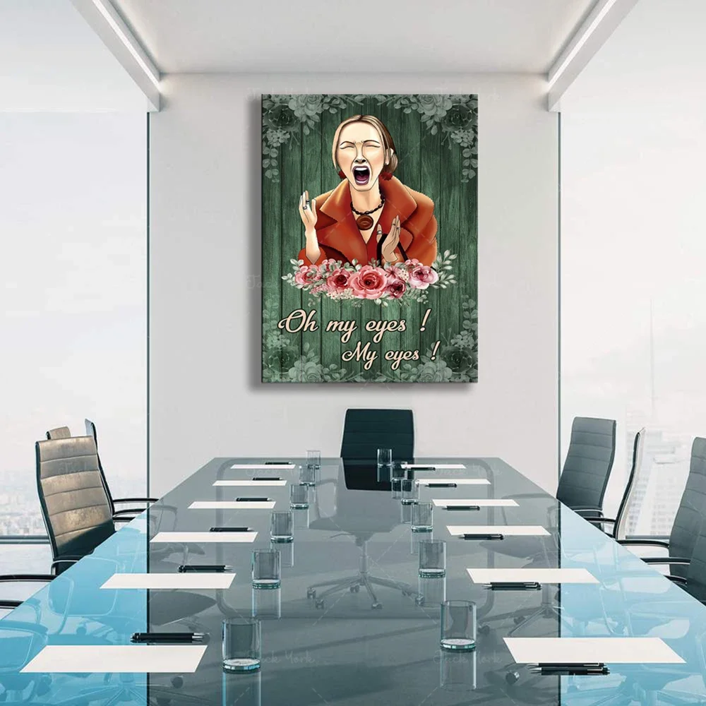 Póster de Phoebe Oh My Eyes, arte de pared de Phoebe Buffay Friends, programa de televisión de amigos, regalos para fanáticos de las películas de los años 90, impresiones de decoración del hogar wa