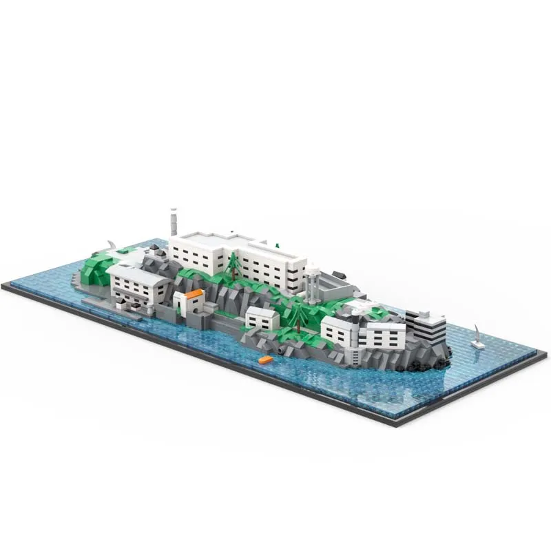 2482 PCS City Street Multifunctional Island MOC Customize Modular Building Block Educational Technology DIY Holiday Toy Gifts