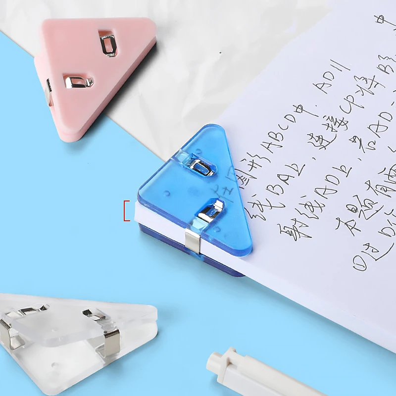 コーナーペーパークリップ、ブックマーク、ブックマーク、ドキュメント、文房具、オフィス、デスクオーガナイザー、5個