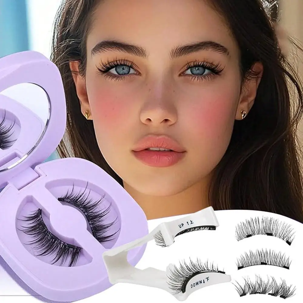 1 paire de recourbe-cils aimant pince à cils Extension de cils cils magnétiques articles réutilisables outil de maquillage utile cils à boucles naturelles