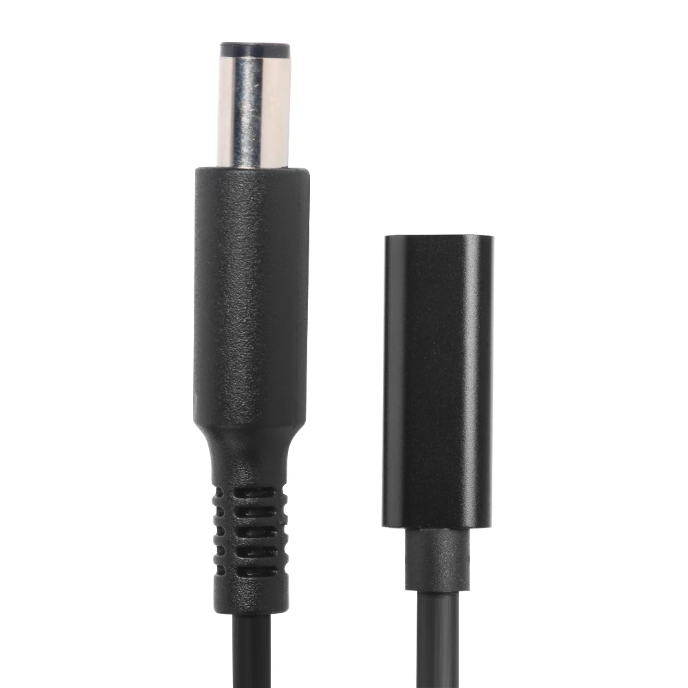 Adaptador de carregador dc jack conversor pd usb c fêmea para 7.4x5.0mm acessórios de computador doméstico para laptop dell