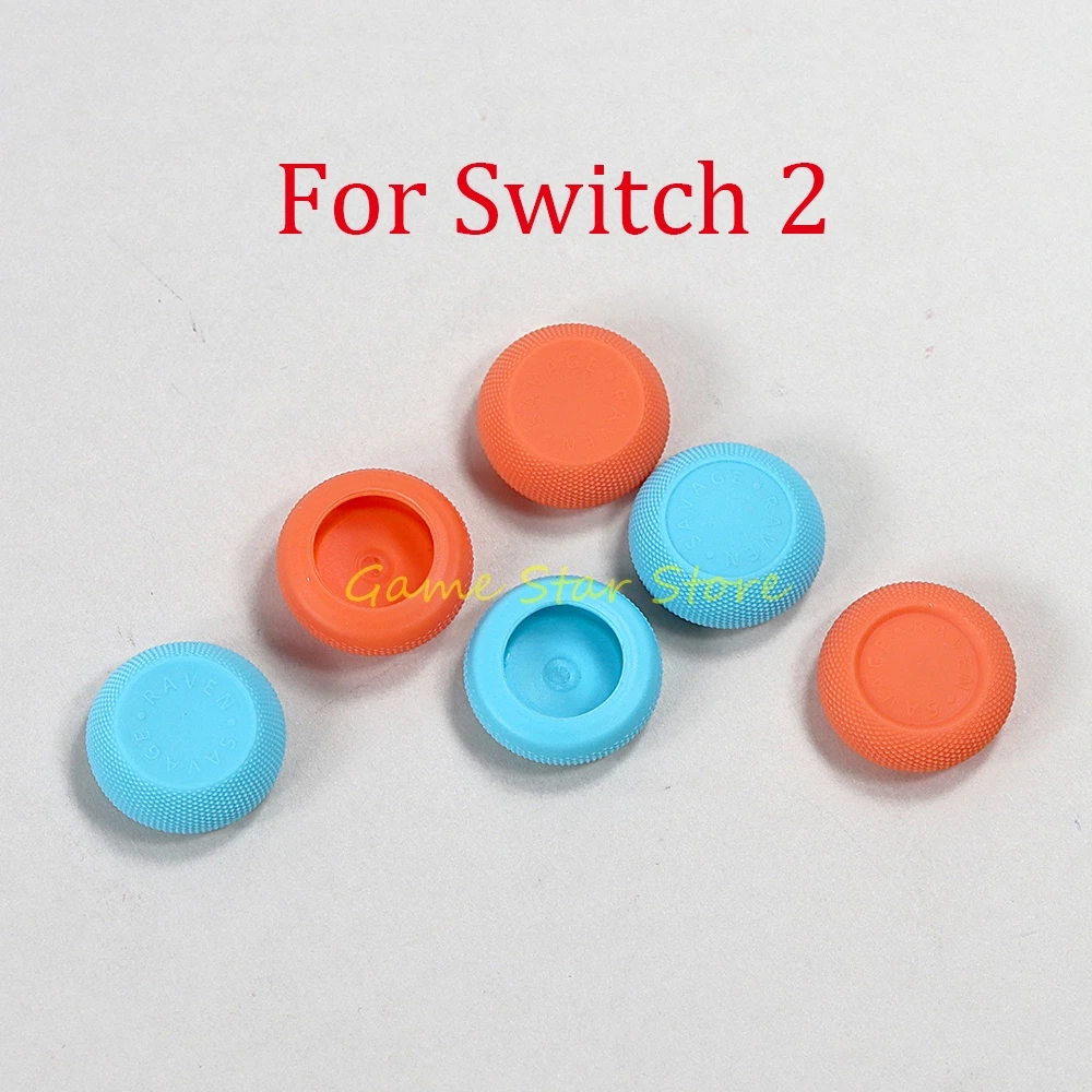 

2 комплекта ручек 6 в 1 Skull & Co. Набор ручек для большого пальца для Nintendo Switch 2, крышка джойстика, чехол для джойстика для Switch2 NS2