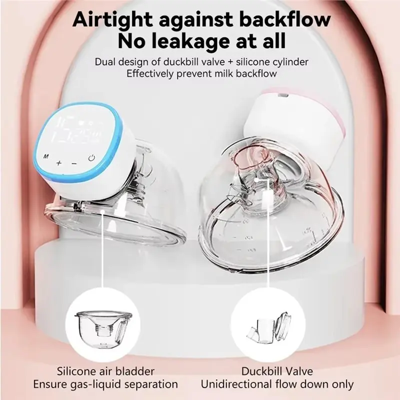 A71Z Voor volwassenen voor borstvoeding Elektrische draagbare draagbare handsfree borstkolf met laag geluidsniveau LCD-scherm