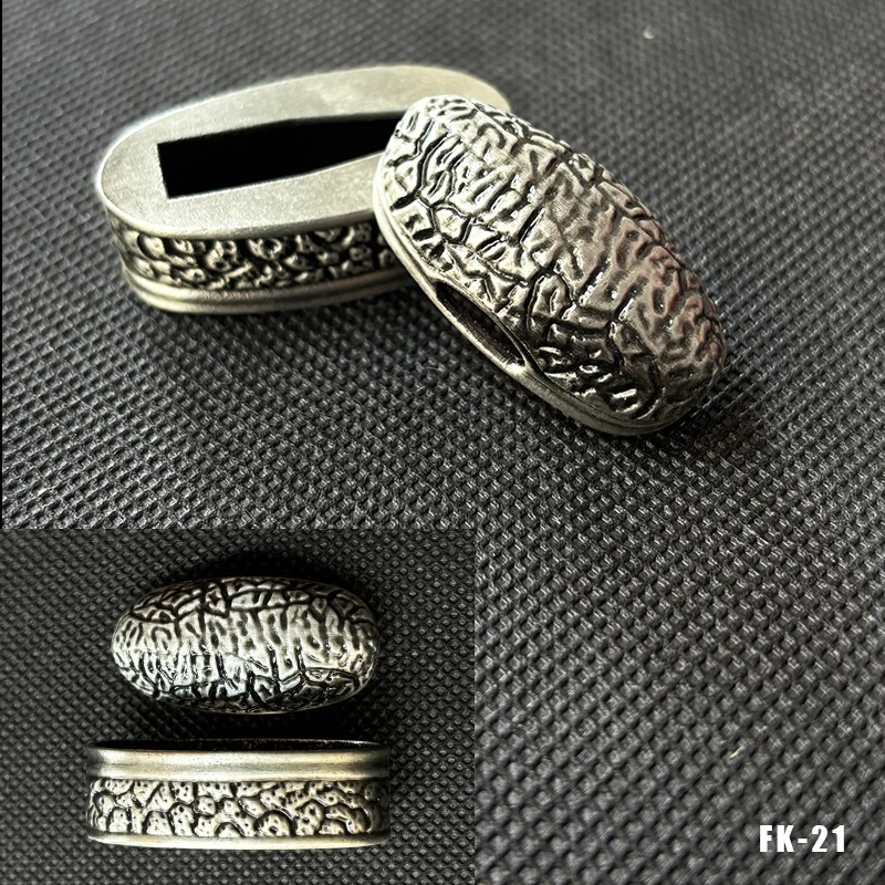 Hochwertige Legierung Katana-Griffkappe Fuchi Kashira Griffkragen für Japanische Schwerter Samurai-Katanas Wakizashi-Schwerter Zubehör – Detail 3