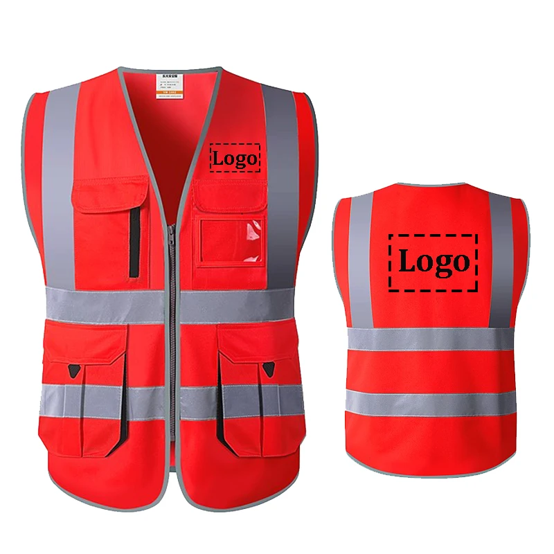 Imagem -03 - Colete de Segurança Reflexivo de Segurança Personalizado Colete com Logotipo oi Vis Amarelo Preto Dois Tons Workwear Wear Colete