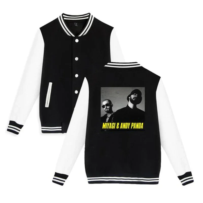 Hajime talked Andy Panda zip up baseball jacket men bomber jacket streetwear hip hop Harajuku baseball uniform casual sportswear