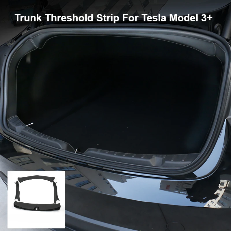 

Trunk Door Sill Strip for Tesla Model 3 Highland Trunk Guard Threshold Strip Anti Scratch Protection Cover Decoration Accessory
