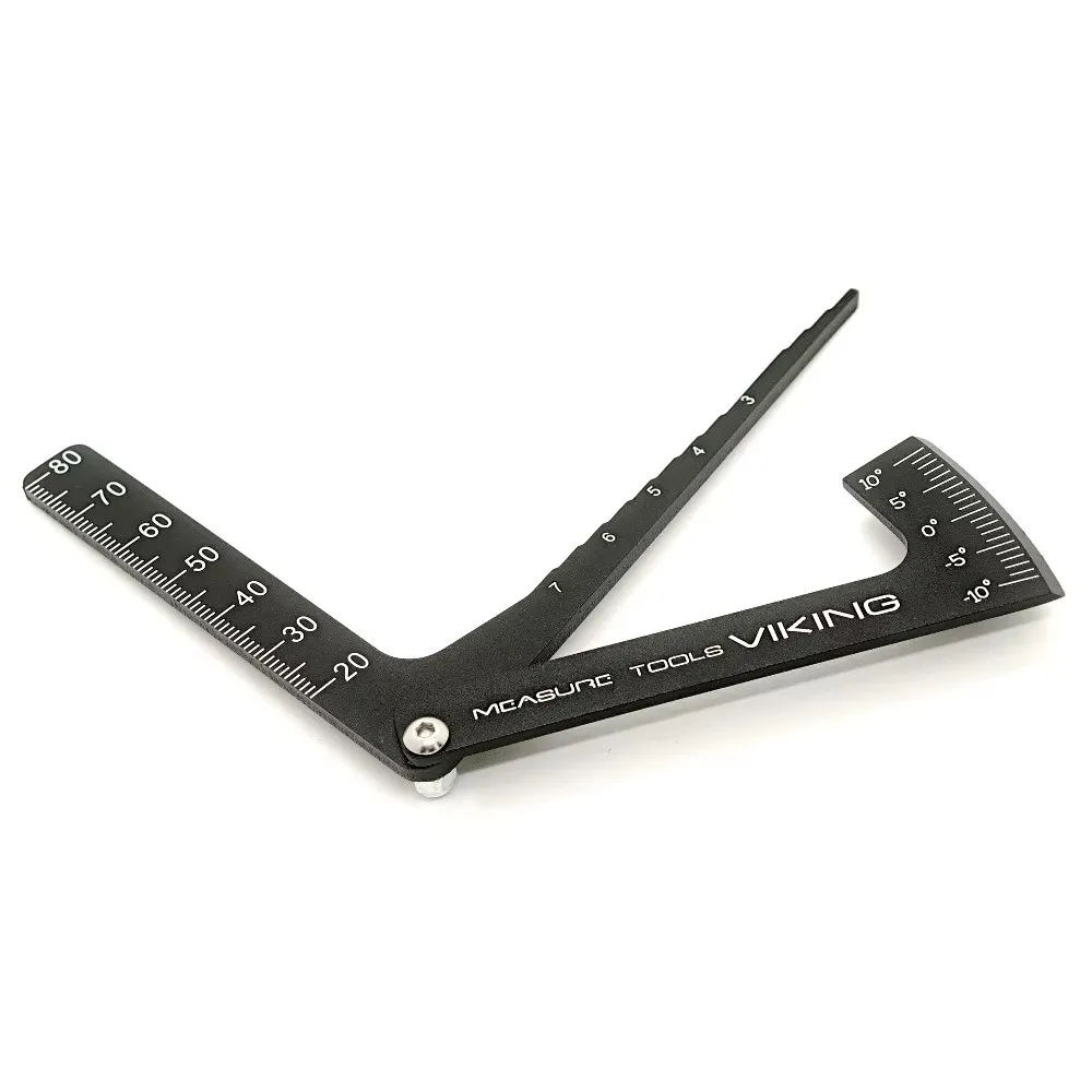 3-in-1 hoogtemeter liniaal aluminium metalen onderdelen wiel RC wegauto opzetten gereedschap chassis camber rit dip hoek ophanging eenvoudig speelgoed
