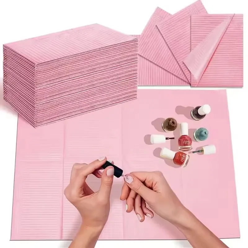 20/80PCS Disposable Waterproof Table Pads Absorbent Work Mat for Tattoo Nail Salon Dental Clinic Beauty Treatment Supplies