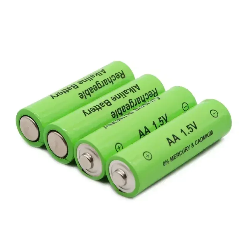 AA1.5V rechargeable battery, 4800mAh high-capacity lithium-ion battery,1.5VAA battery clock mouse computer toy 2024 FreeShipping