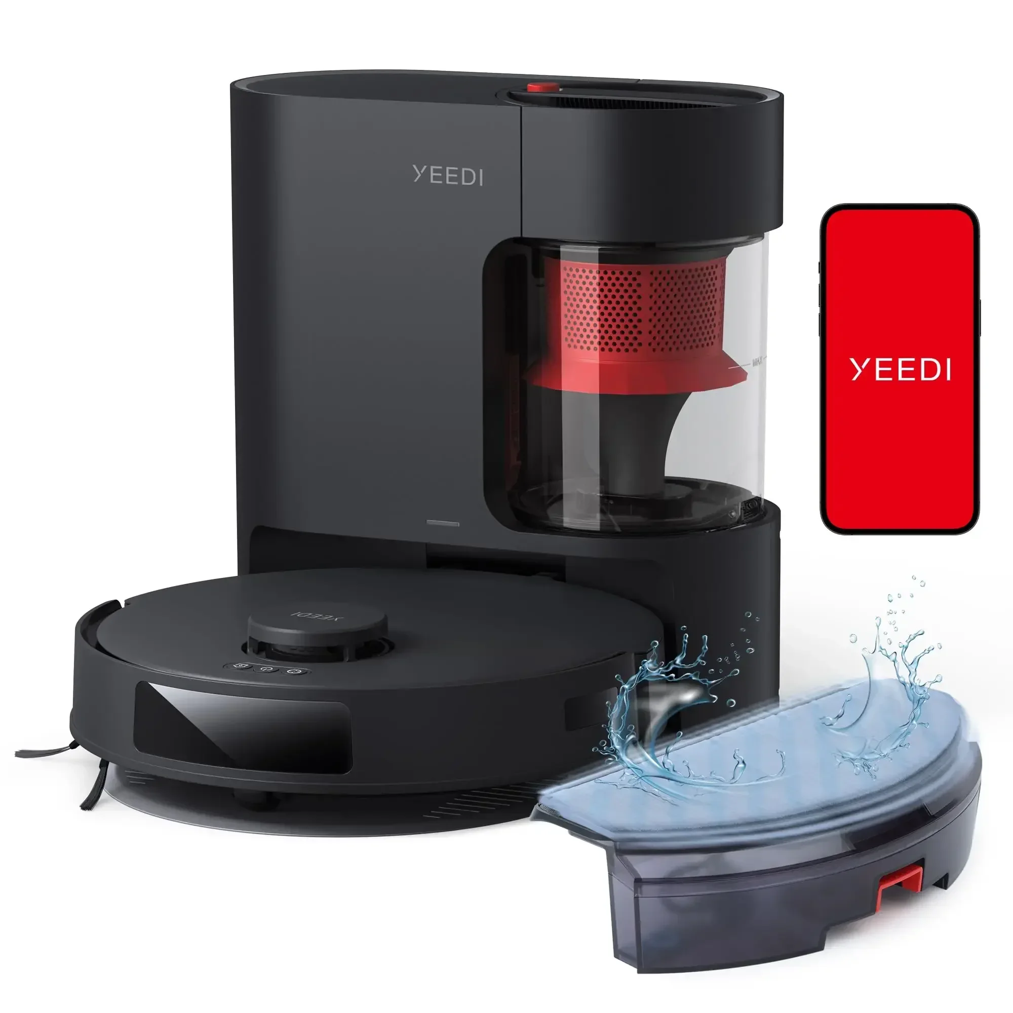 

NEW ARRIVAL ON Yeedi C12 PRO PLUS Robot Vacuum and Mop,8000Pa Strong Suction