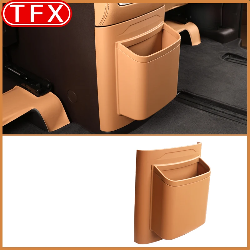 For BYD Denza D9 2024 2025 Car Styling Multi Functional Refrigerator Kick Plate with Trash Can Interior Storage Box Accessories