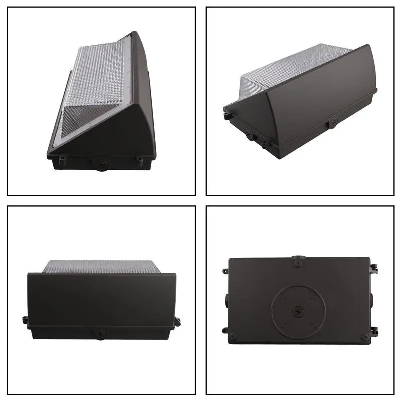 AS94-LED Wall Pack Light Shell, 120V Outdoor LED Wall Lights For Parking Lots,Warehouses,Factories,House(Only Lamp Shell)