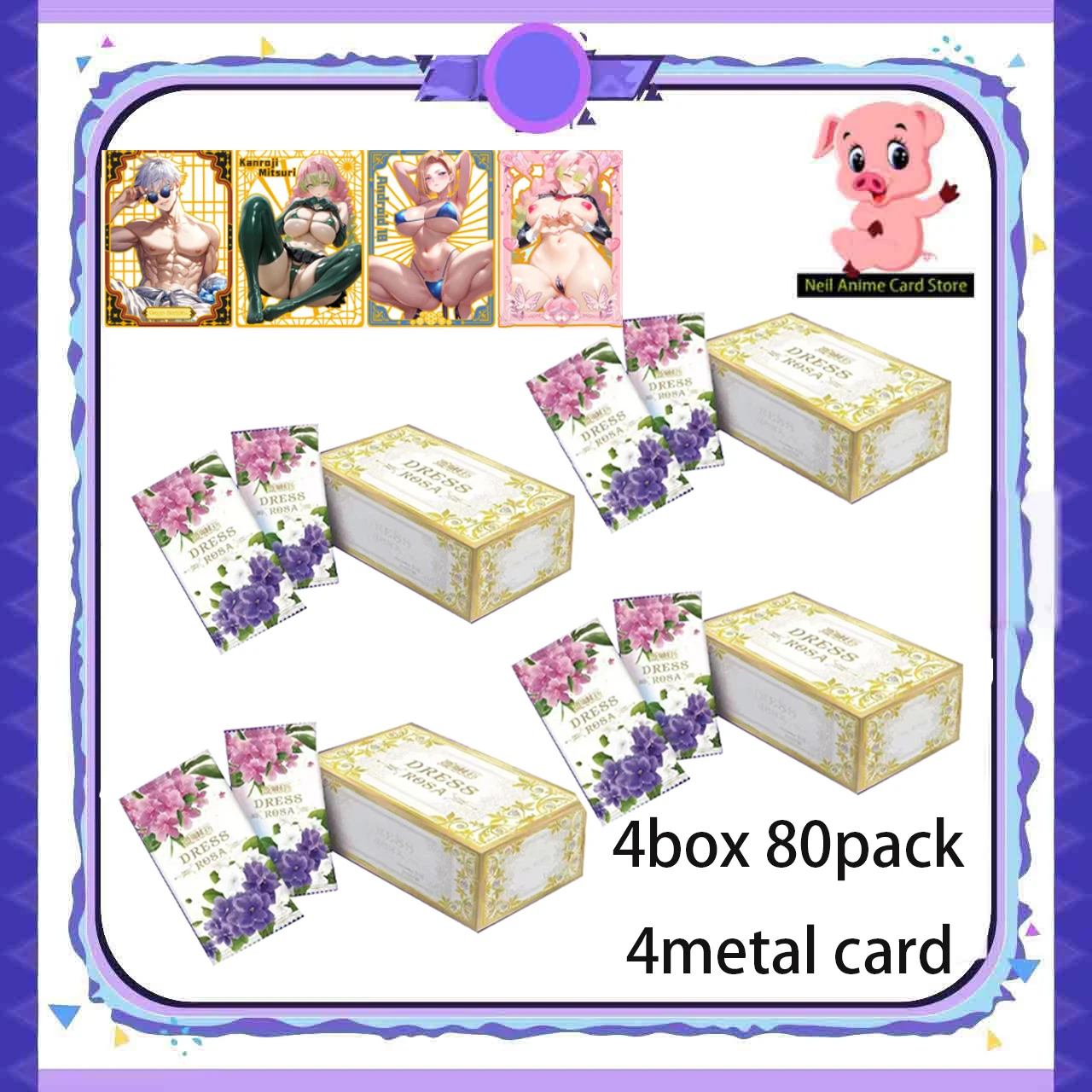 

ONE PIECE Card Dress Rosa Booster Box Luffy Zoro Anime TCG Trading Card Game Collections Flash Cards Kids Birthday Gift