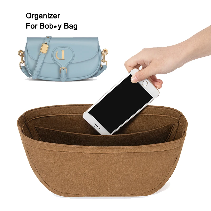 For Dio Bo Bby Bag Large/Medium/Small Felt Organizer Purse Insert Liner Protector Lining Protection