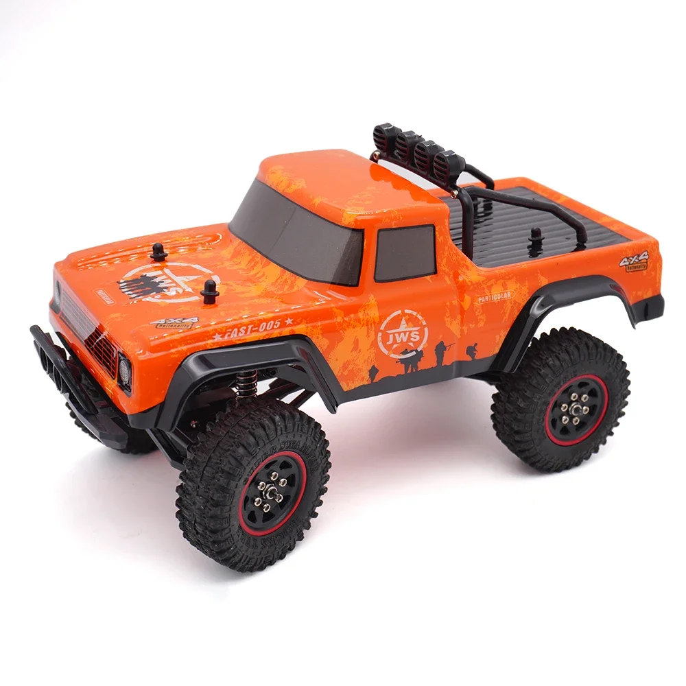 128mm Wheelbase Frame Chassis Front Rear Axles Gearbox with Body Shell for 1/24 Axial SCX24 Bronco Wrangler RC Crawler Upgrade