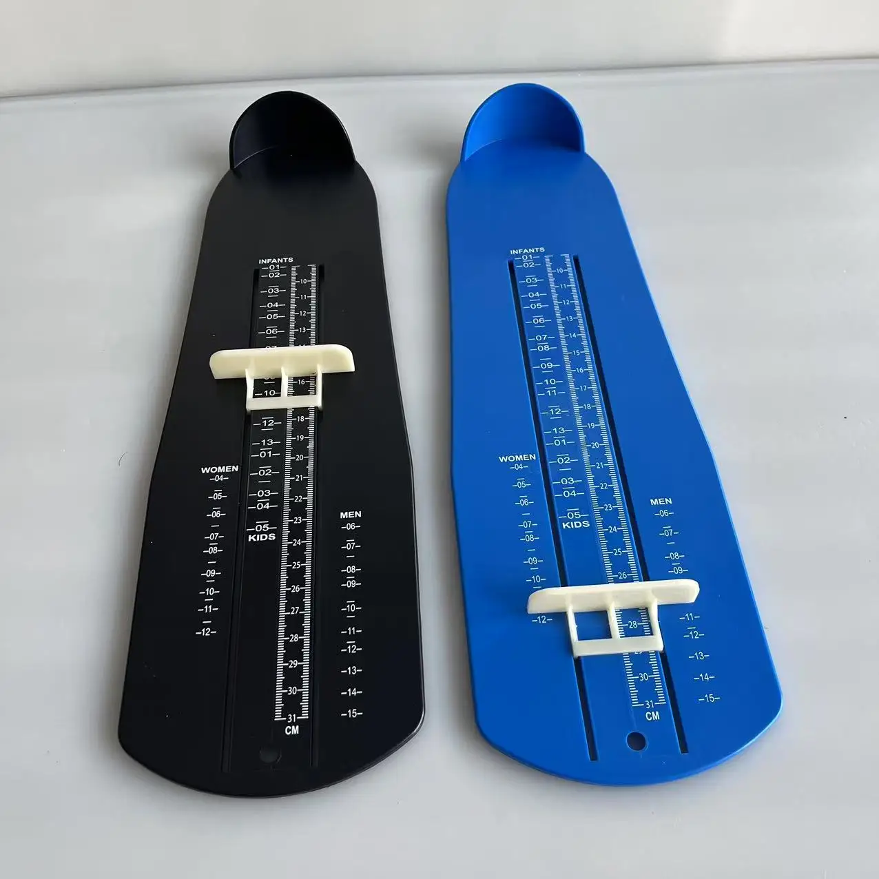 

Portable Plastic Foot Measurer For All Ages Accurate Shoe Sizing Growth Tracking