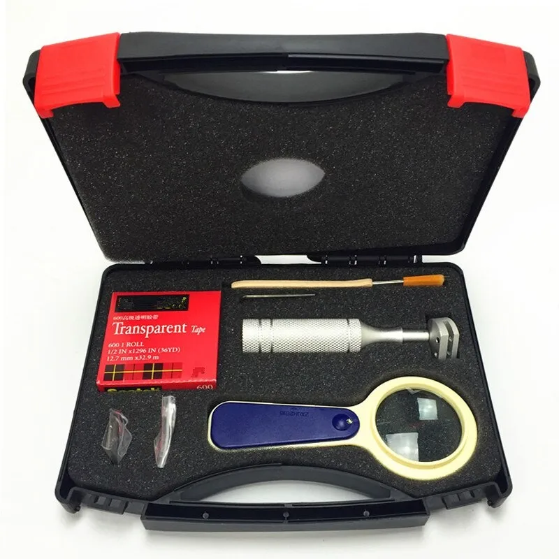 Hot Cross Hatch Adhesion Tester Instruction Hatch Cross Cut Tester Kit W/ 3 Blades Template BS3962-6 Measuring Plastic Wood