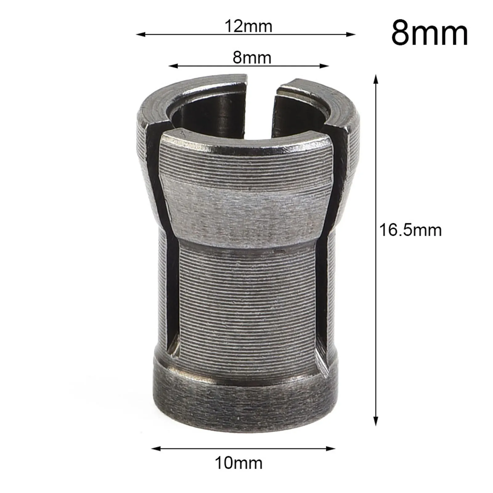 Adapter Collet Chuck Engraving 1/3pcs 16.5mm/20mm 6mm / 8mm / 6.35mm Carbon Steel 1 Pcs High Precision High Strength