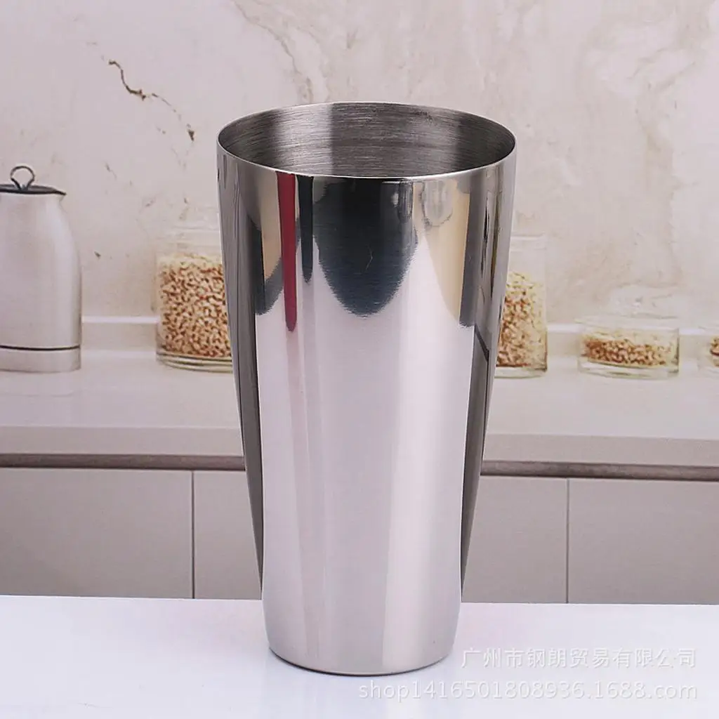 Boston Shaker Tin Stainless Steel Mixing Cup Mirror Finish Bar Drinks Mixer for Cocktail Bartender Party Supplies