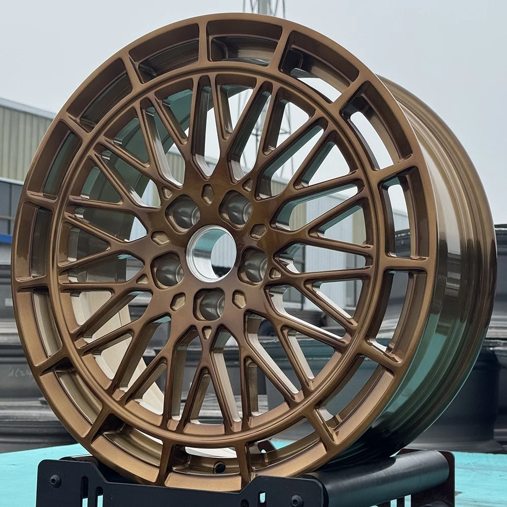 

High Quality 19 20 21 22 23 24 26 Inch 6061-T6 Alloy Car Wheels Custom Bronze 5x112 Forged Racing Car Wheels For Toyota Supra
