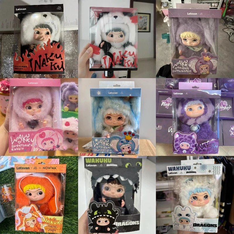 

Горячая оригинальная серия Wakuku Pangdada Panda, ограниченная серия, подвесной шарм, милый настольный орнамент, кукла, коллекционные игрушки, праздничные подарки