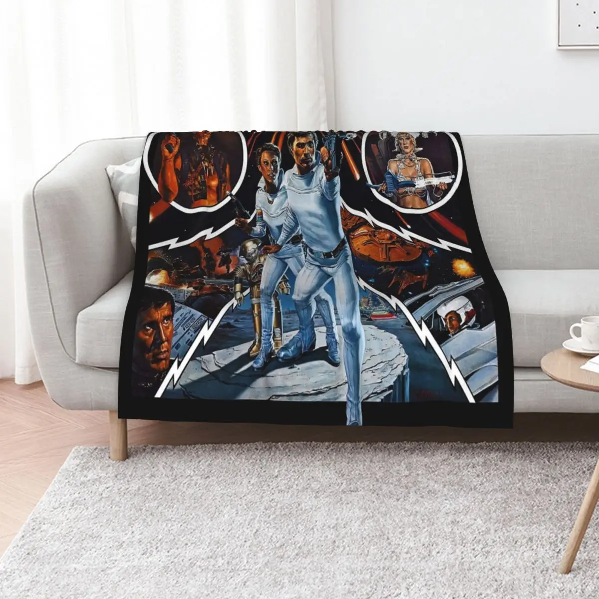 

Buck Rogers - Digital Art Throw Blanket Winter beds Plaid for babies Single Blankets