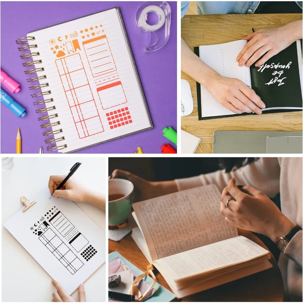 1 قطعة مجلة معدنية الاستنسل خمر الإطار خط الحدود الفولاذ نحت الرسومات حرق الخشب النقش وسكرابوكينغ 4x7 بوصة #6