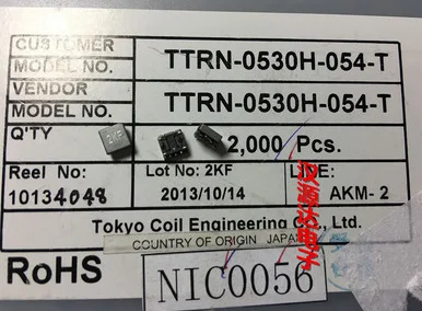 20pcs/lot 1:12 2KF TTRN-0530H-054-T 500V 2A 5X5X3MM chips Electronic new