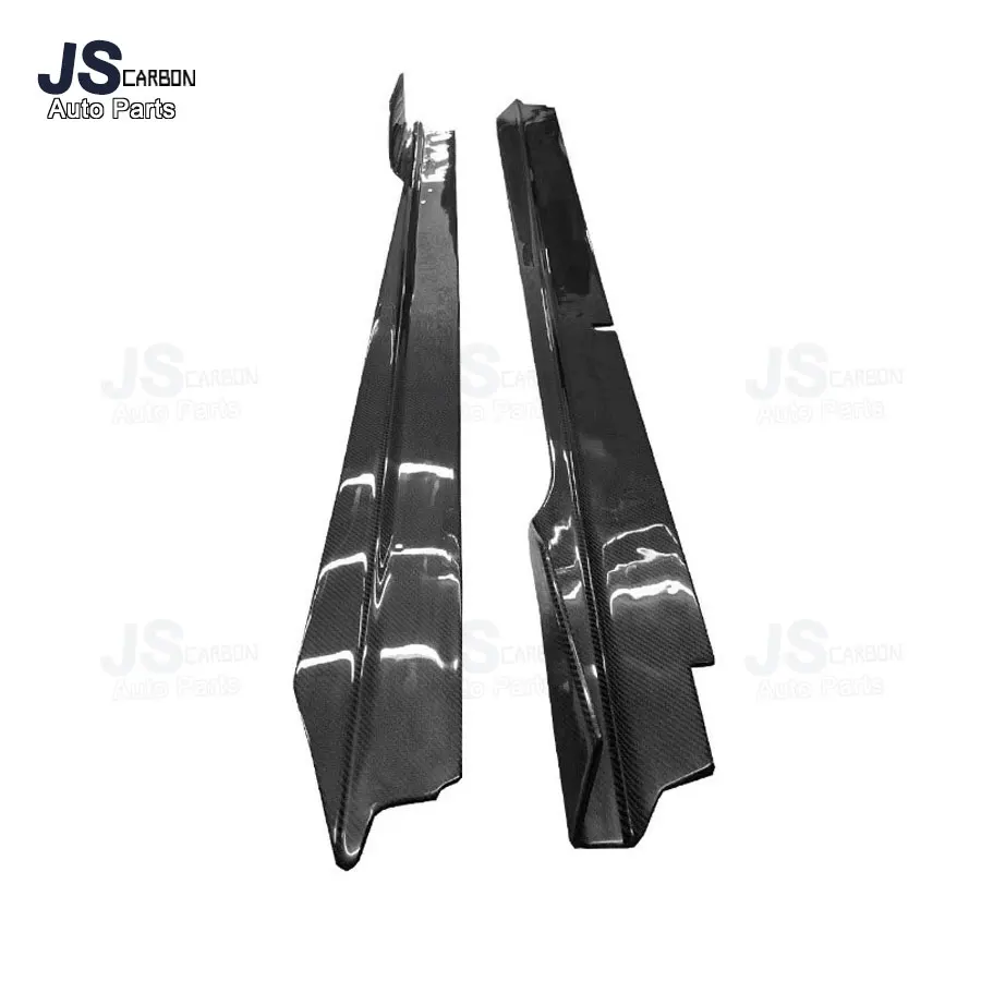 For Lamborghini LP610 2020-IN Carbon Fiber Side Bumper Extension Skirt Splitter Side Skirt Auto Accessories Body Kits