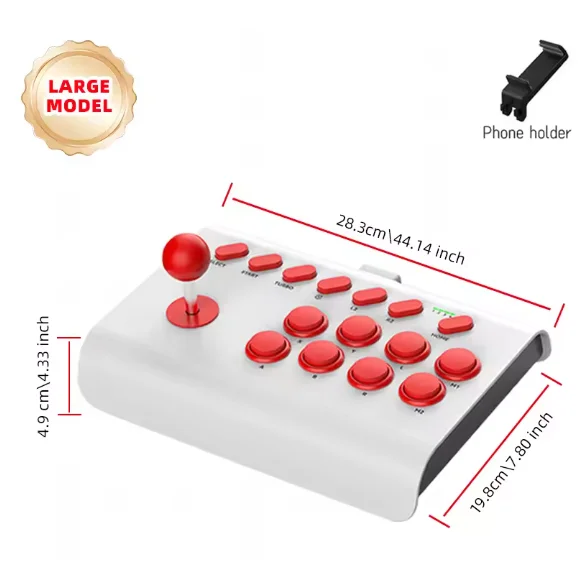 Arcade Joystick Wireless Gaming Controller for PC/Android/ios/Switch/PS3/PS4 Fighting Stick For Street Fighter/Mame