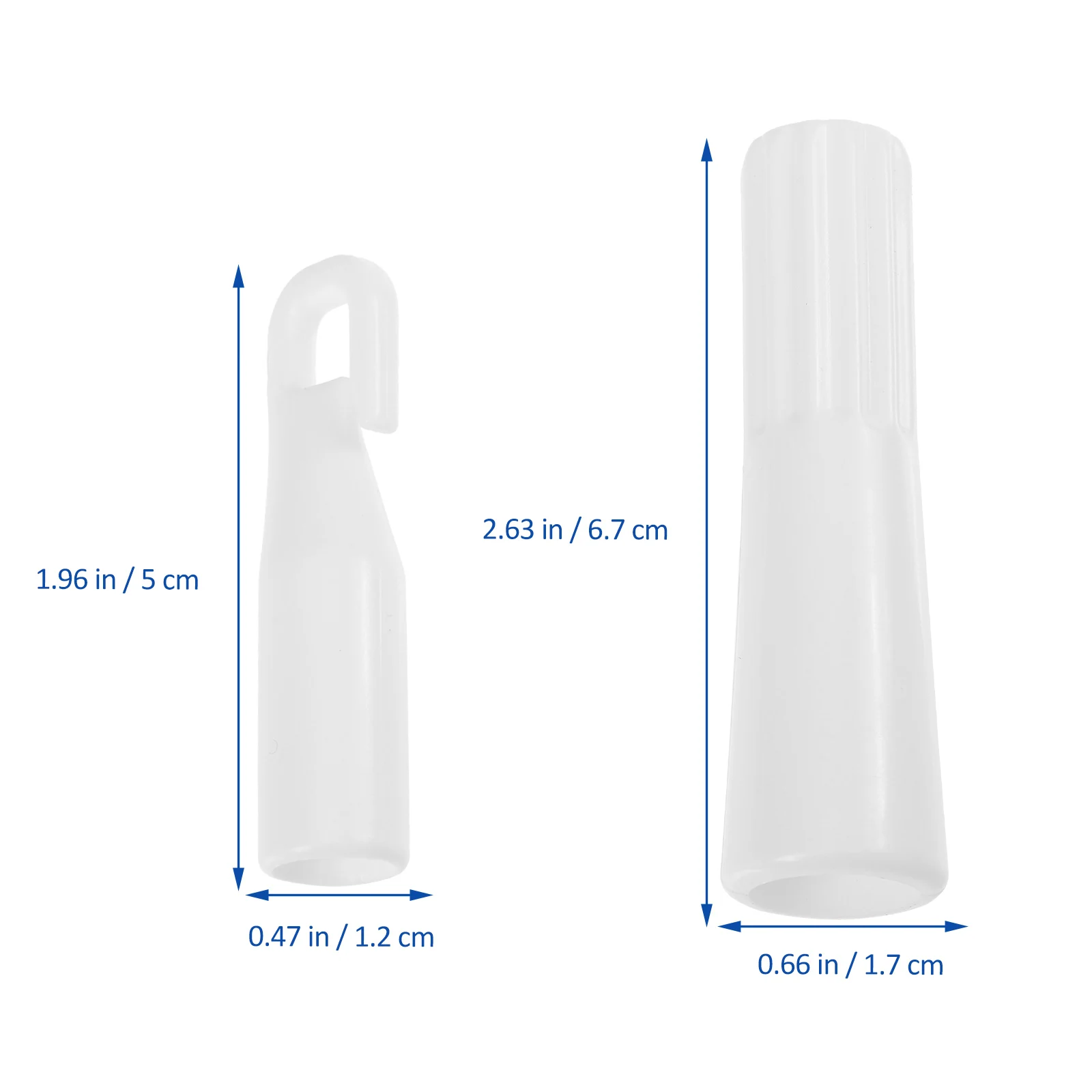 

1 Set Plastic Vertical Blind Wand Tip Hooks Replacement Parts Lightweight Easy Install Simple Design Compatible Various
