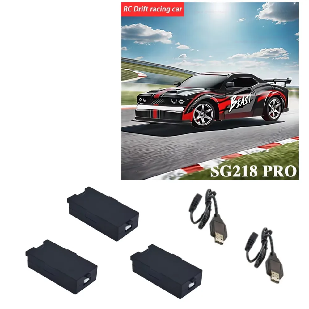 

SG218 PRO RC Автомобильный аккумулятор 7,4 В 500 мАч / USB-кабель для зарядки / Использование для: деталей SG218 PRO