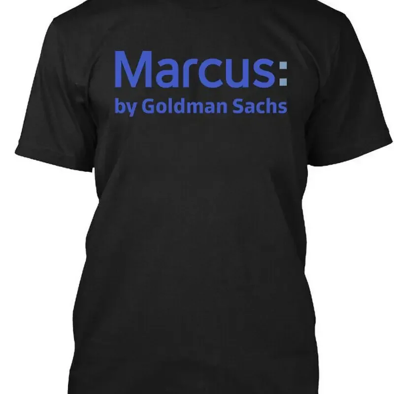 Nova camiseta popular vintage do banco americano Marcus By Goldman Sachs S 4Xl