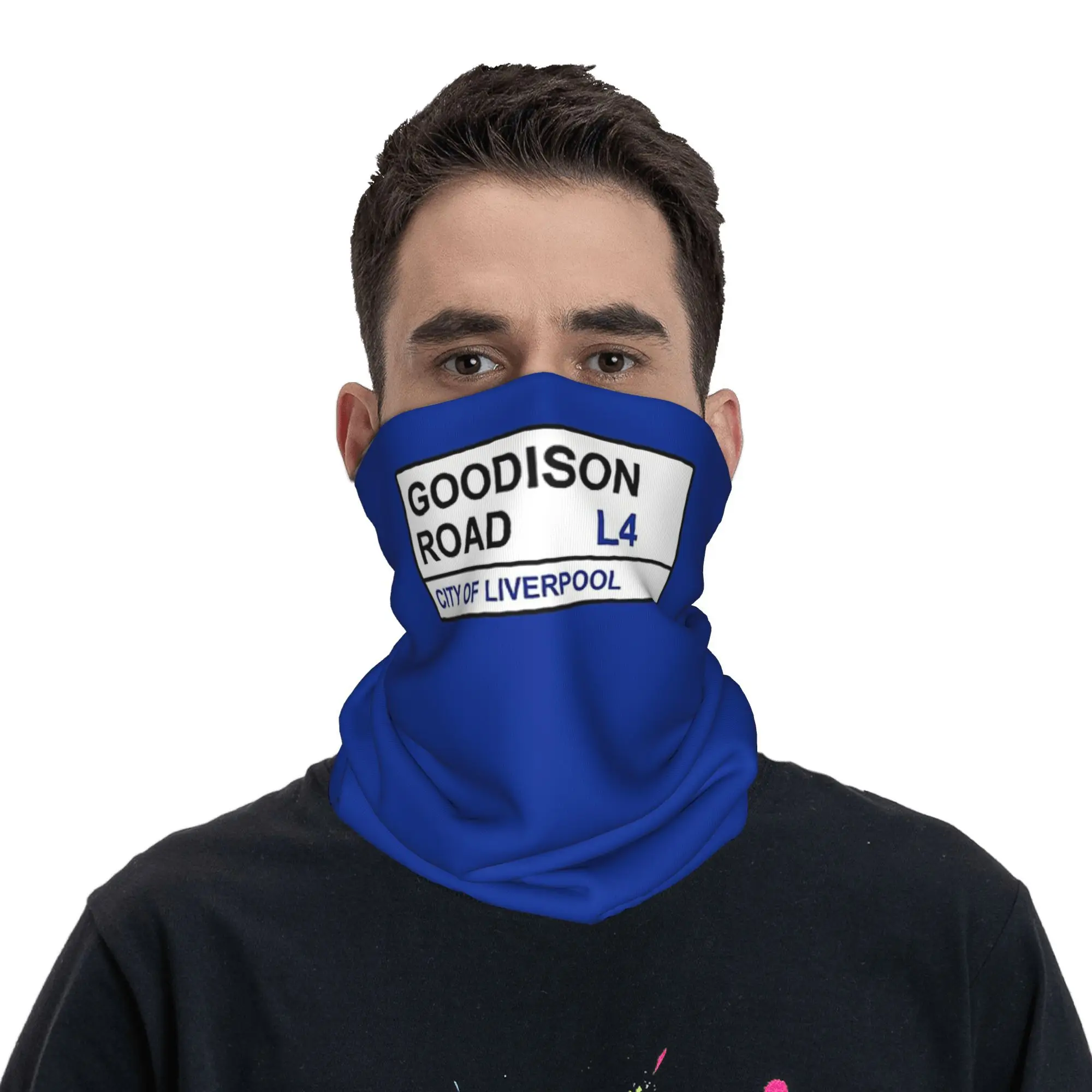 

Футбольная команда Everton Goodison Road, уличный знак, бандана, гетры с принтом, волшебный шарф, многофункциональный головной убор для спорта на открытом воздухе