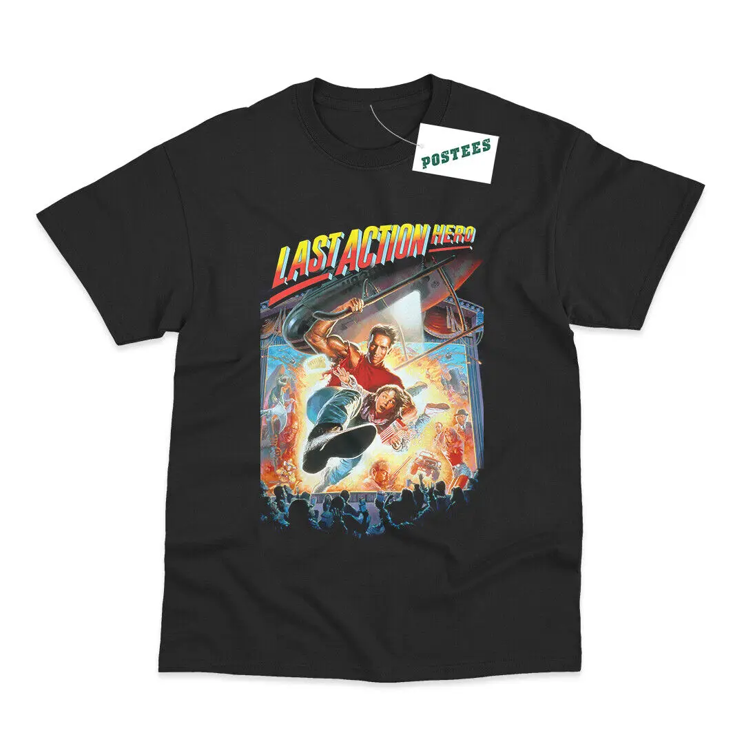 Retro Movie Poster Inspired By Last Action Hero DTG Printed T-Shirt