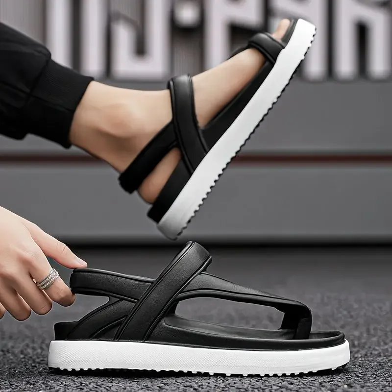 

Сверхлегкие мужские сандалии, пляжные шлепанцы, 2025 стилей, роскошь в Добро пожаловать, удобная дизайнерская летняя мужская обувь H для повседневного использования 39