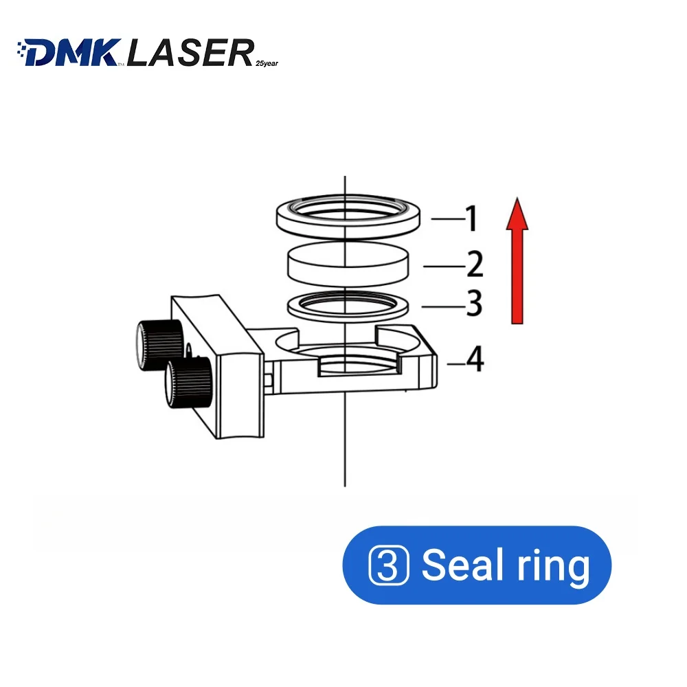 DMK laser seal ring For SUP 20S/21T/22C  21*15*2.7 Laser Head Protective Lens Laser Seal O-Ring Washer